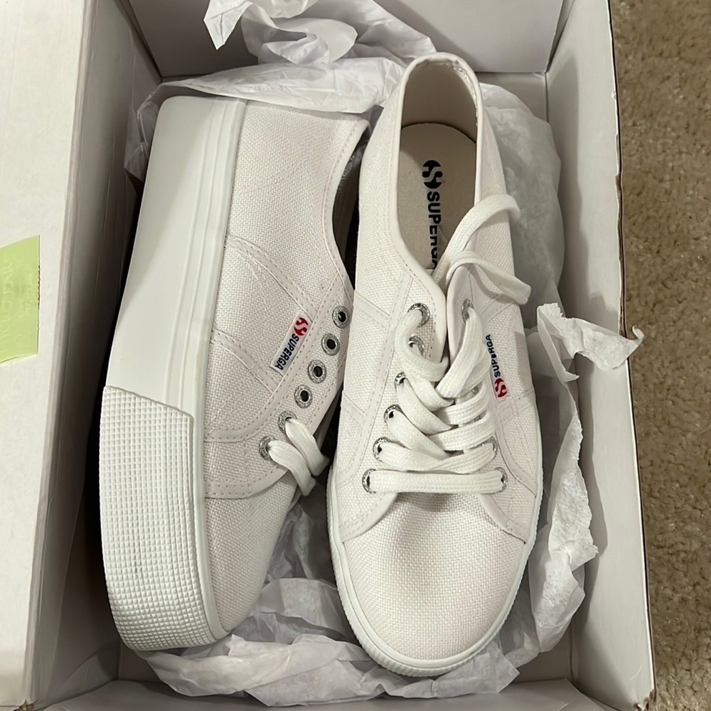 NWT Platform White Supergas